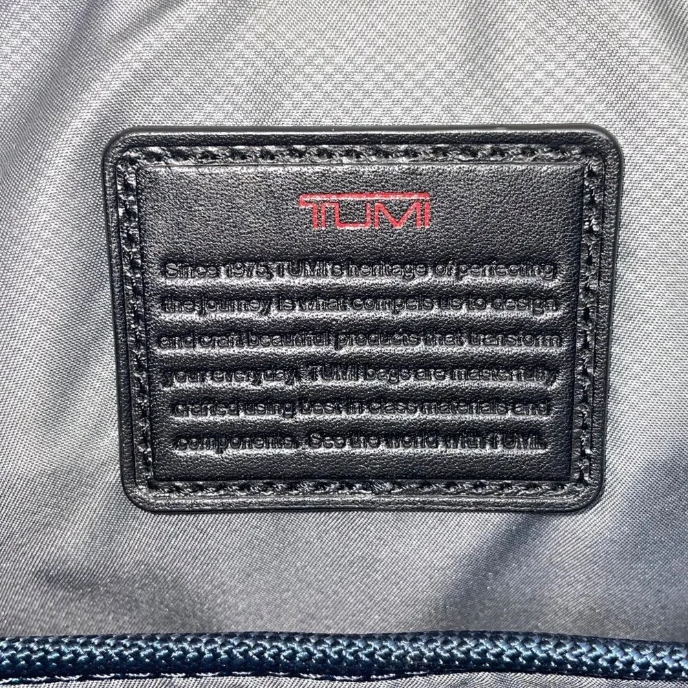 Tumi Men’s Black Nylon Multiple Compartments Durable Briefcase Messenger Bag